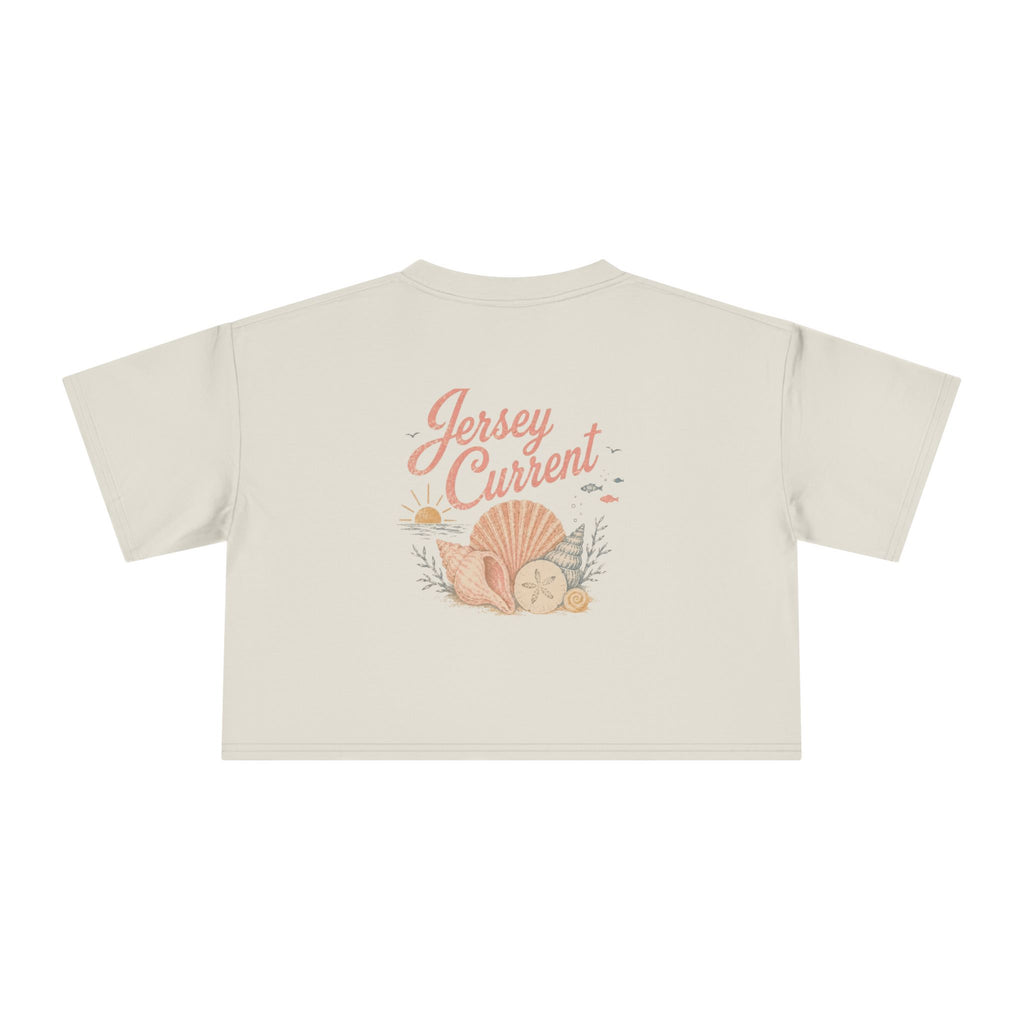 Coastal Bloom Cropped Tee