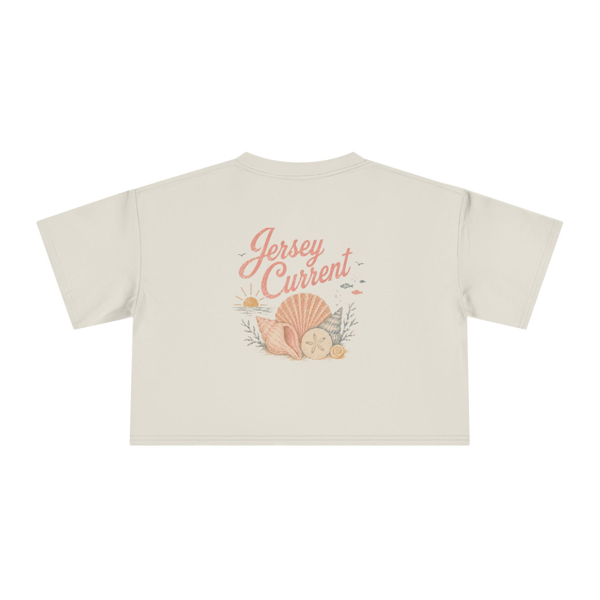 Coastal Bloom Cropped Tee