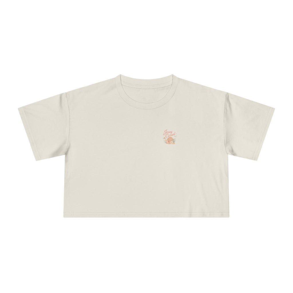 Coastal Bloom Cropped Tee