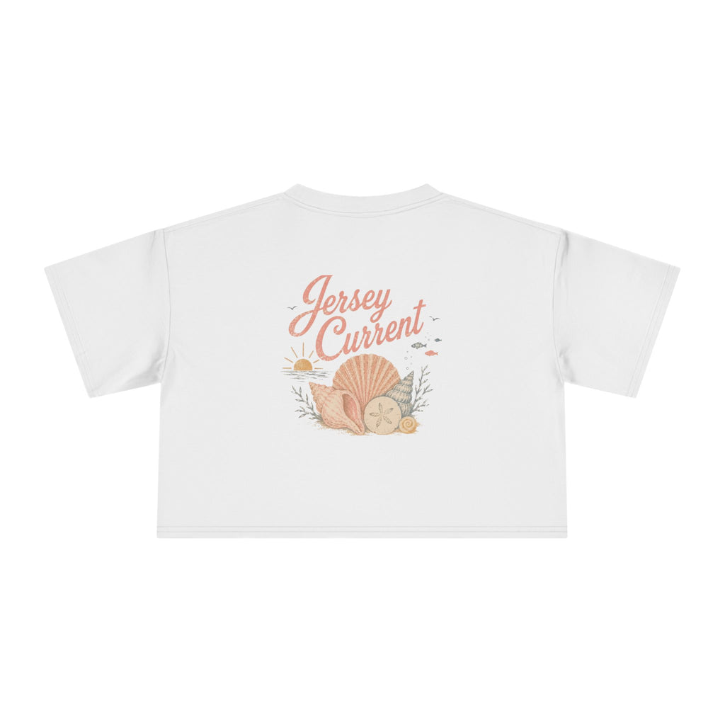 Coastal Bloom Cropped Tee