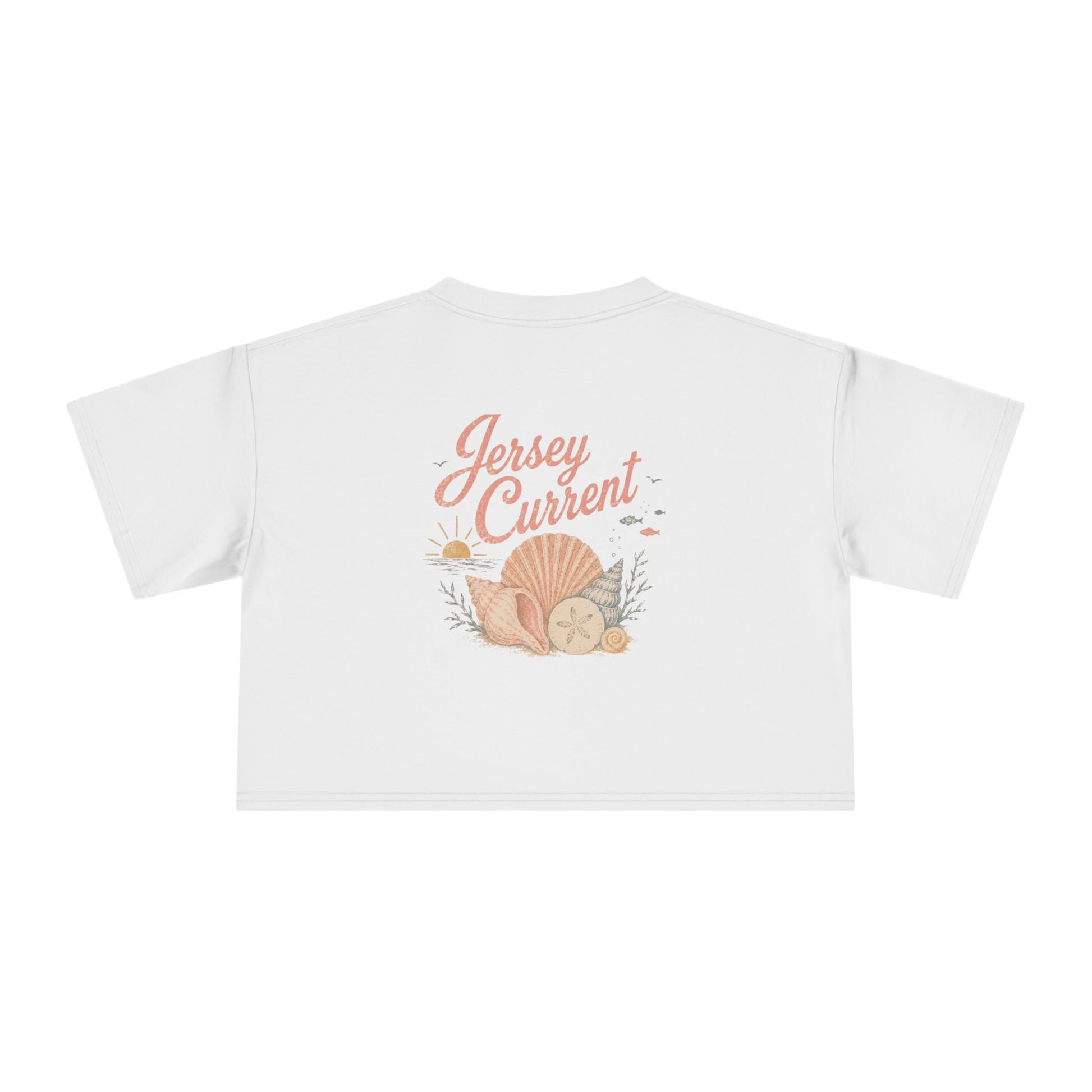Coastal Bloom Cropped Tee
