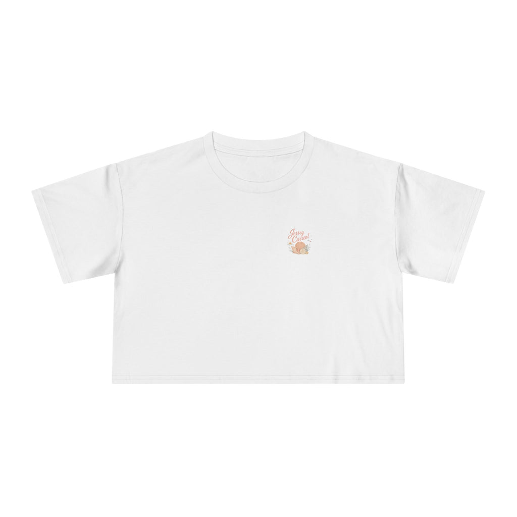 Coastal Bloom Cropped Tee