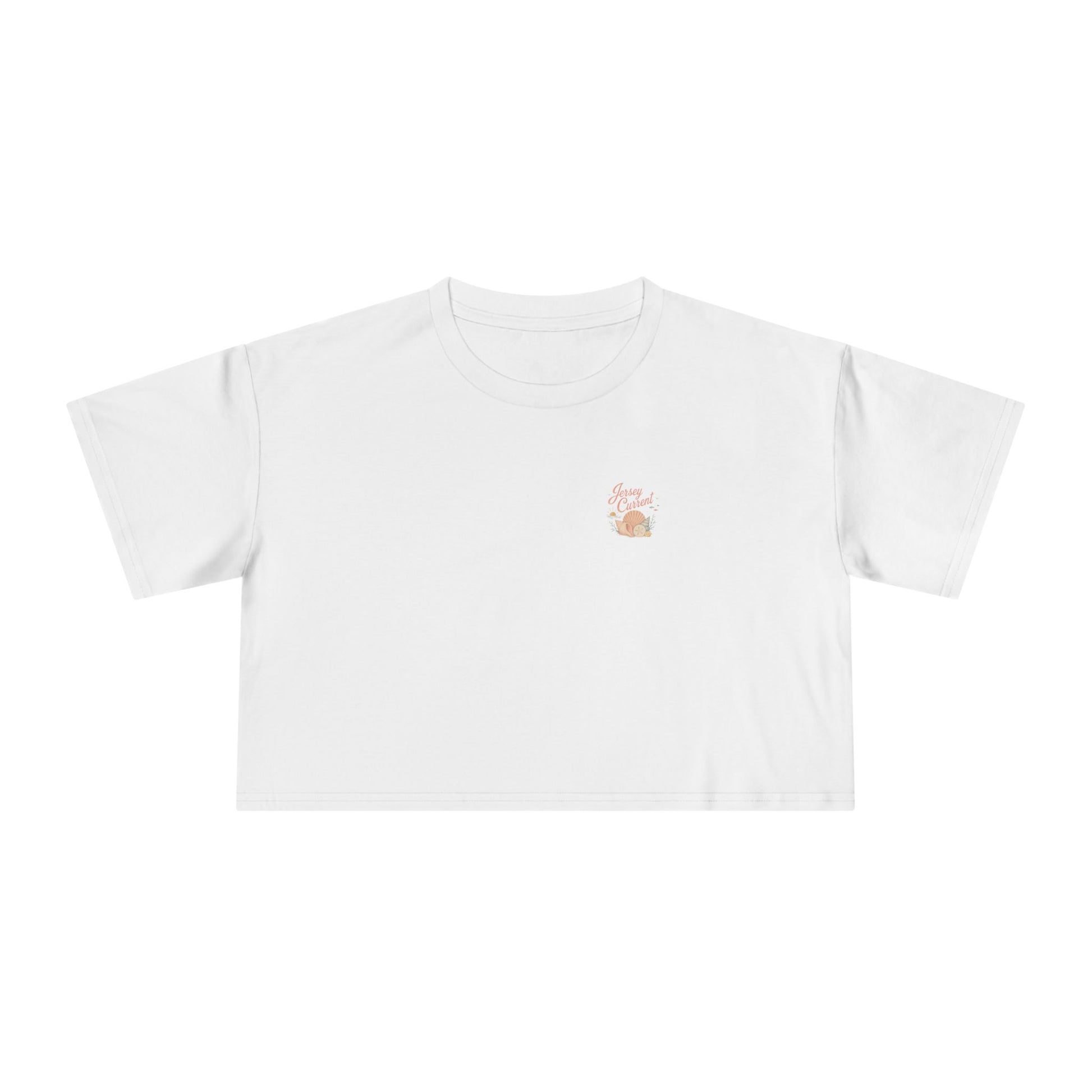 Coastal Bloom Cropped Tee